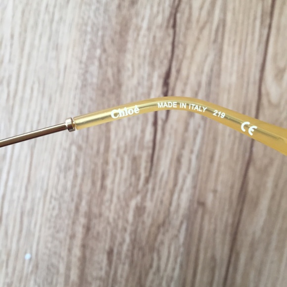 ★100% Authentic! NEW Chloe round scalloped sunglasses Honey★ main image 4